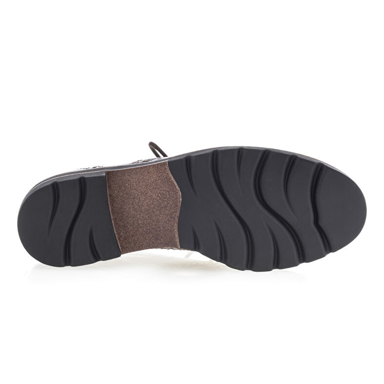 Brązowe buty sznurowane damskie / buty typu derby