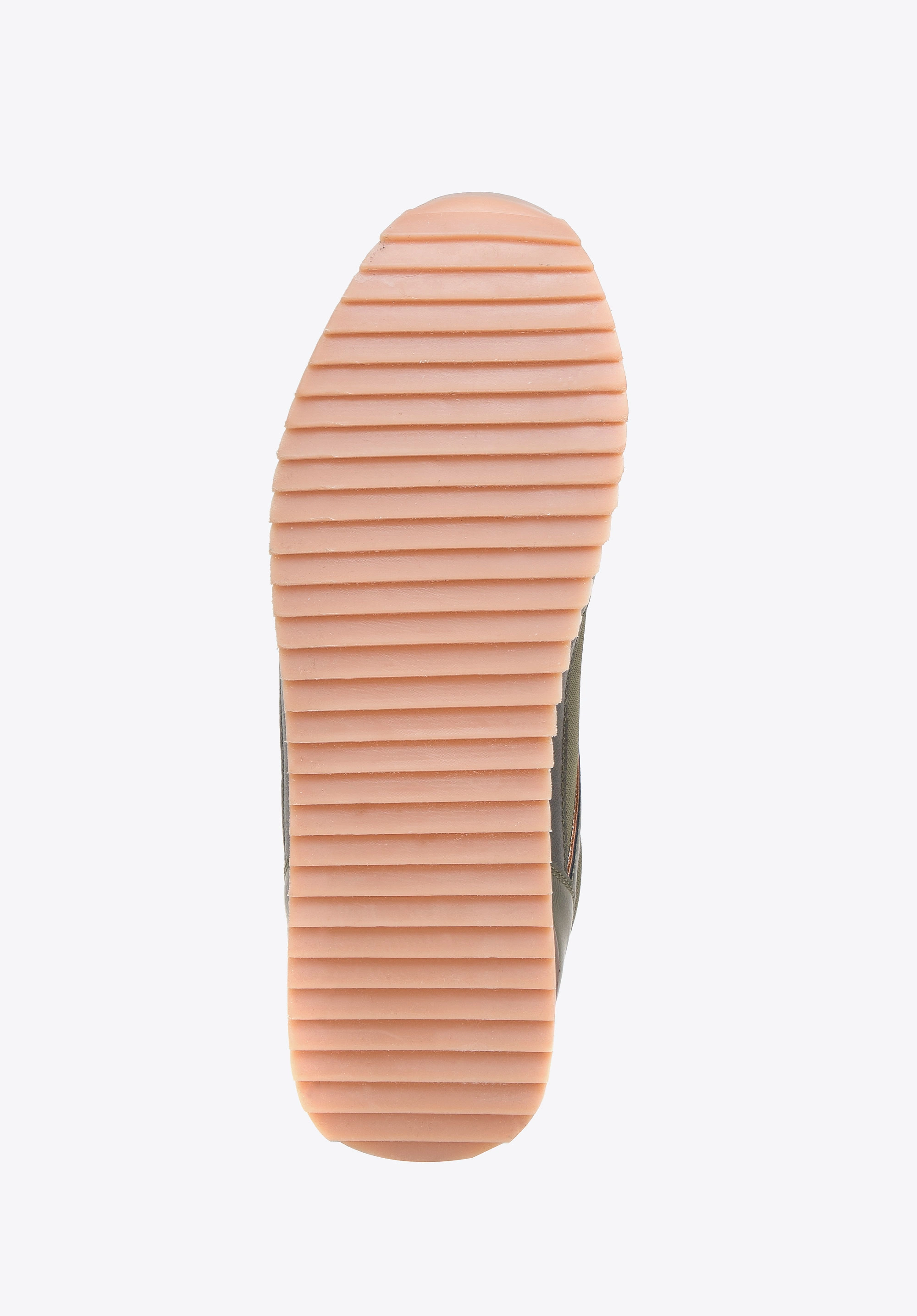 Męskie sneakersy ze skóry ekologicznej ze wstawkami zielone