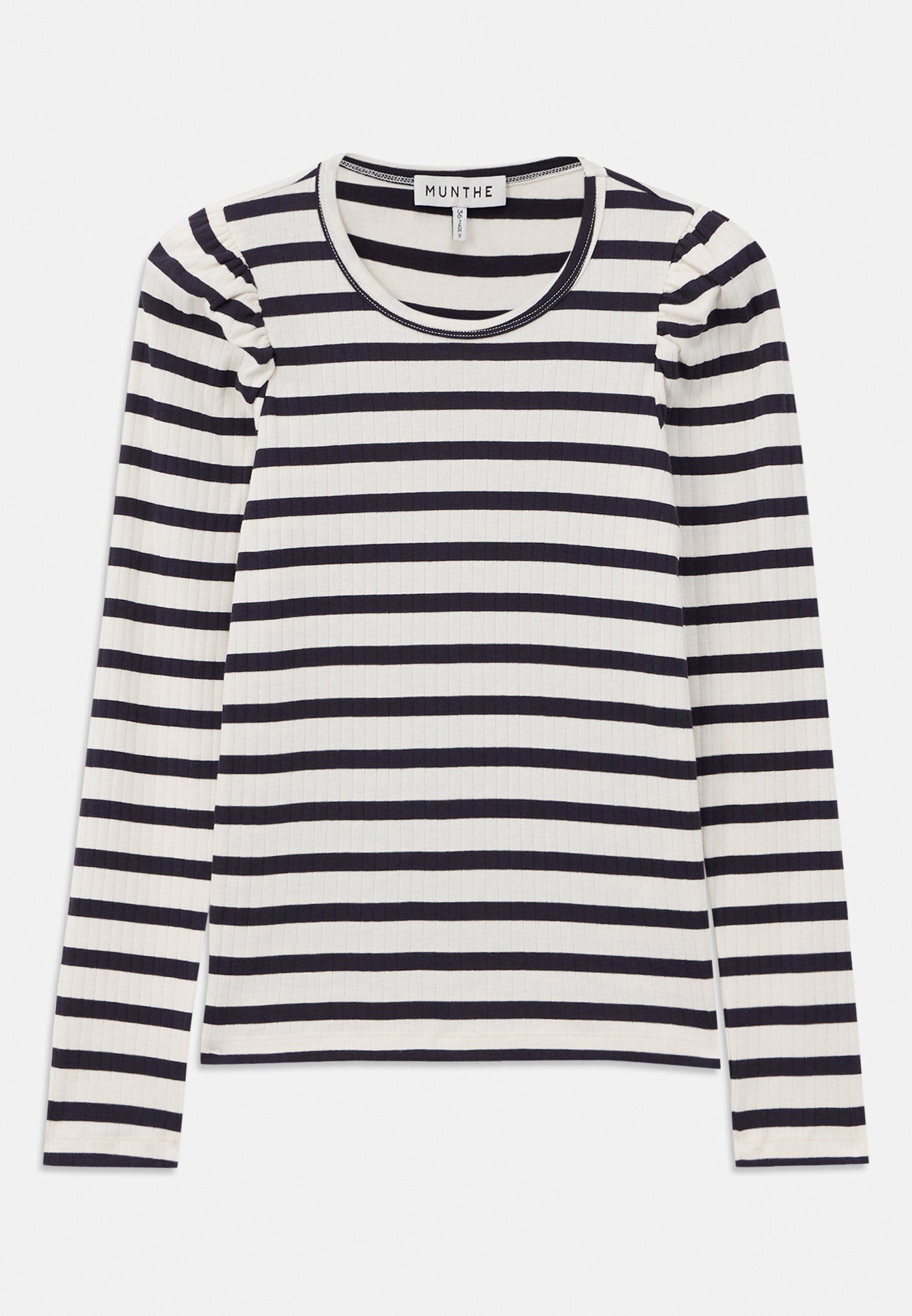 MUNTHE OPOLLO - Top met lange mouwen - marineblauw