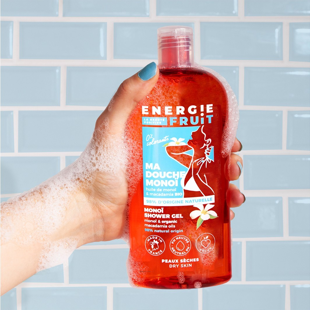 Energie Fruit gel douche monoi & huile de macadamia bio 98%