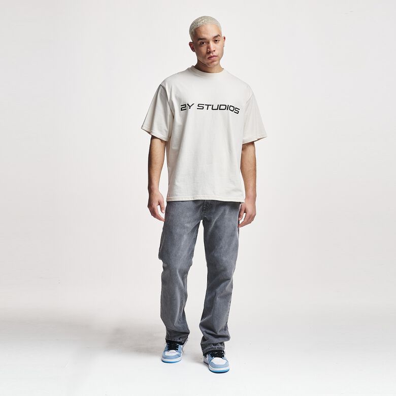 Arun Open Hem Straight Jeans