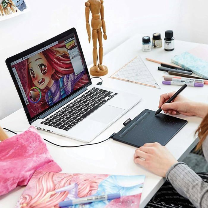 Digitalizzatore WACOM Intuos Creative Pen Small - Nero - 15,2 x 9,5 cm - 4096 livelli di pressione