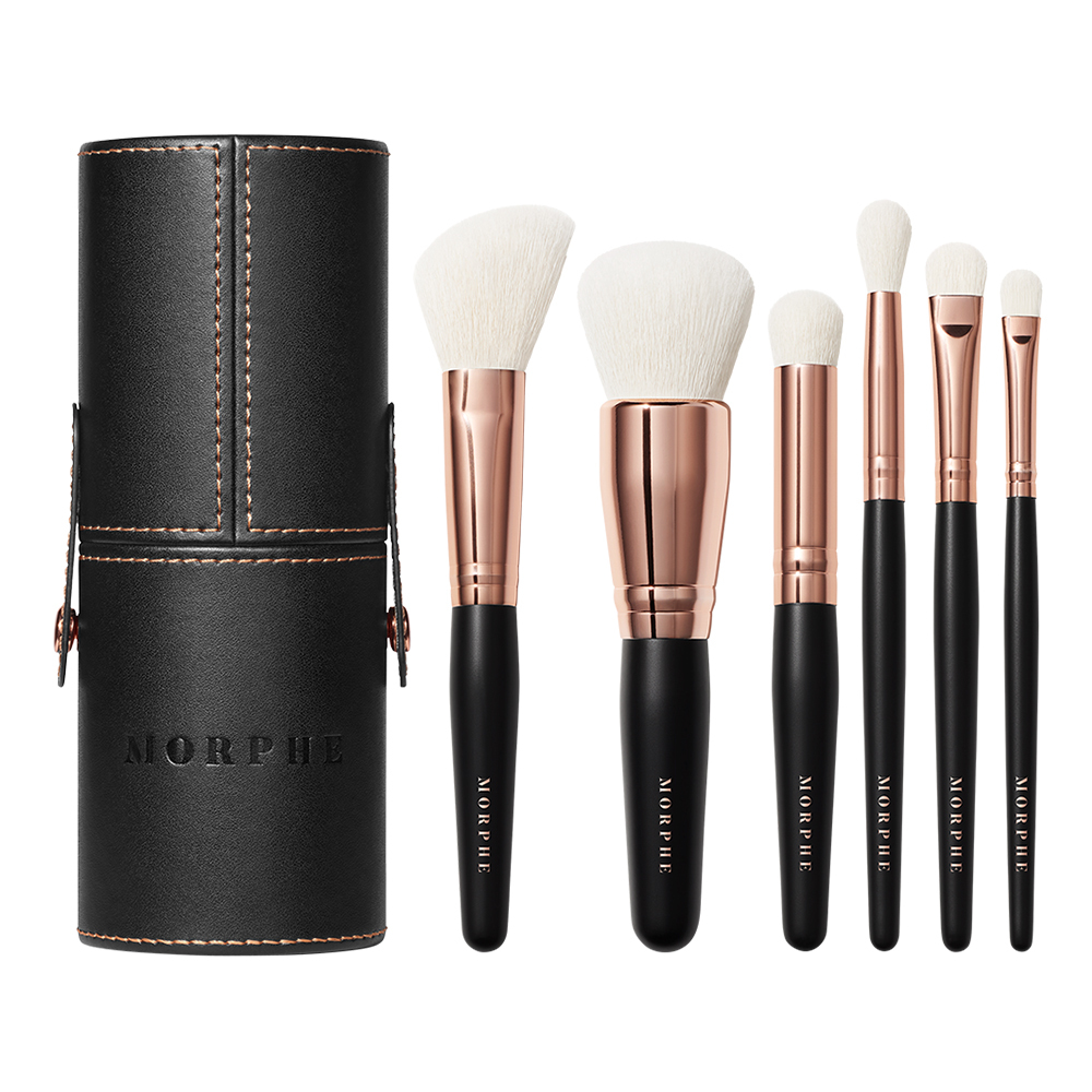 Rose Away 6 darabos utazó ecsetkészlet - Morphe
