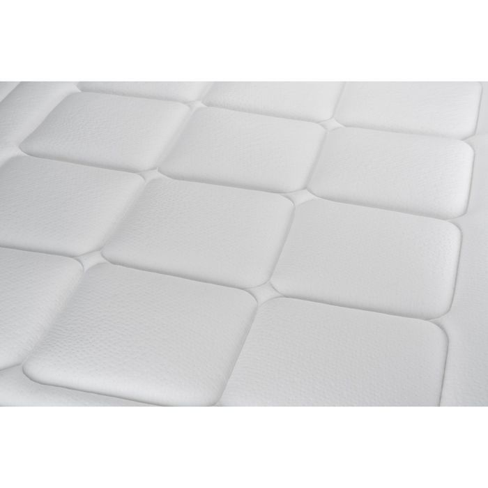 Ensemble Matelas Sommier 180x200 cm - Sommier Blanc (en kit) - Vital Form Blanc