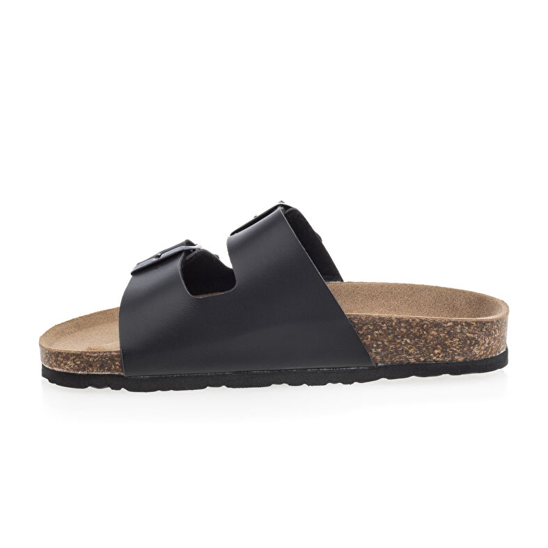 Sandali neri da donna / Scarpe aperte in punta