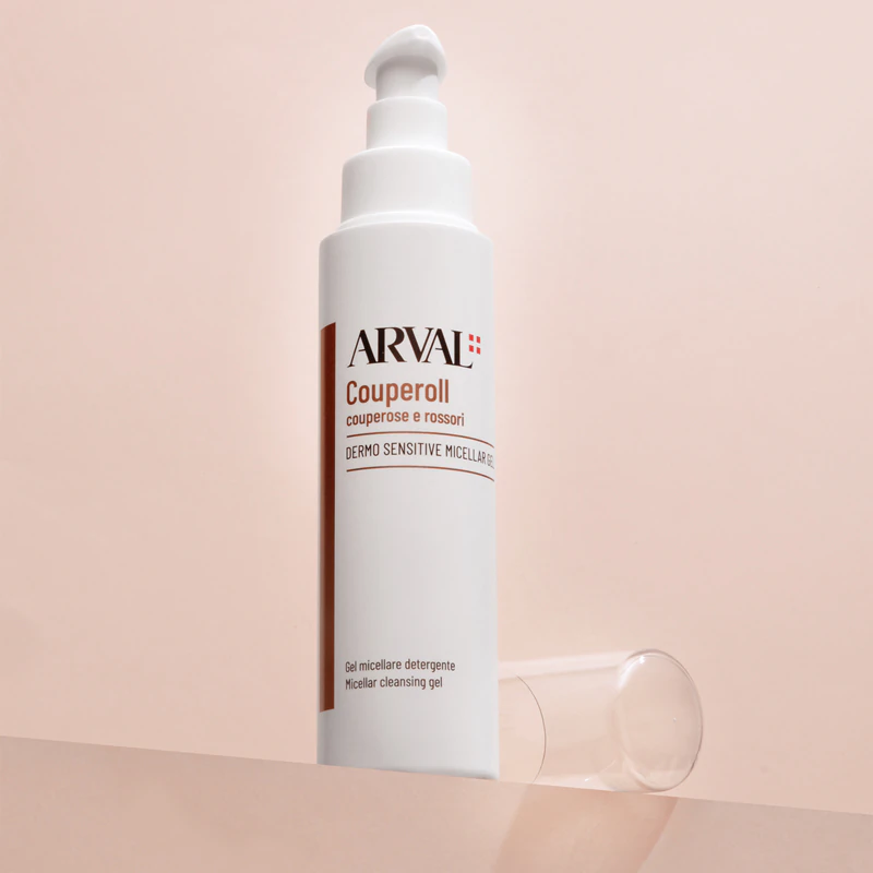 Gel Micelar Arval Couperol Dermo Sensitive: gel de limpeza micelar para pele sensível com tendência a manchas.