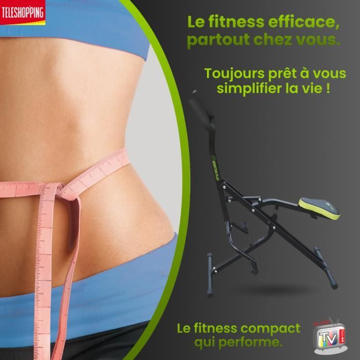 Appareil de fitness GymForm AB Booster Plus - VENTEO - Agit sur l’ensemble du corps – Inclus suivi diététique/guide entrainement
