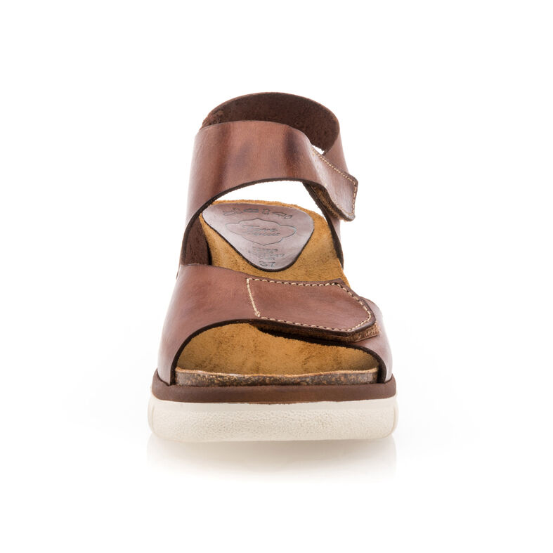 Brune sandaler / sko med åpen tå til dame
