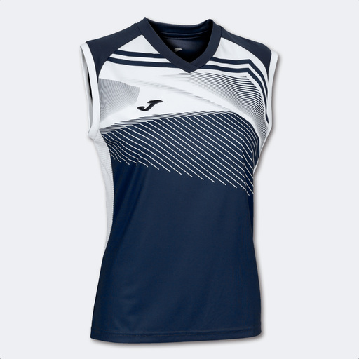  Joma Supernova II ärmelloses T-Shirt Marineblau Weiß