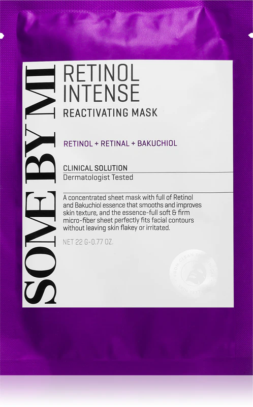 Some By Mi Retinol Intense Reactivating Mask anti-rimpel sheetmasker voor de rijpere huid