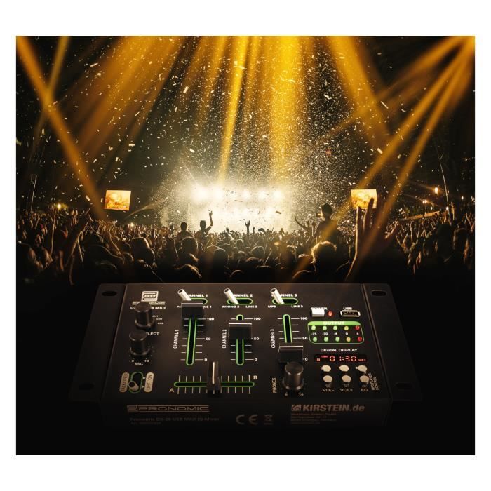 Pronomic DX-26 USB MKII DJ-Mixer