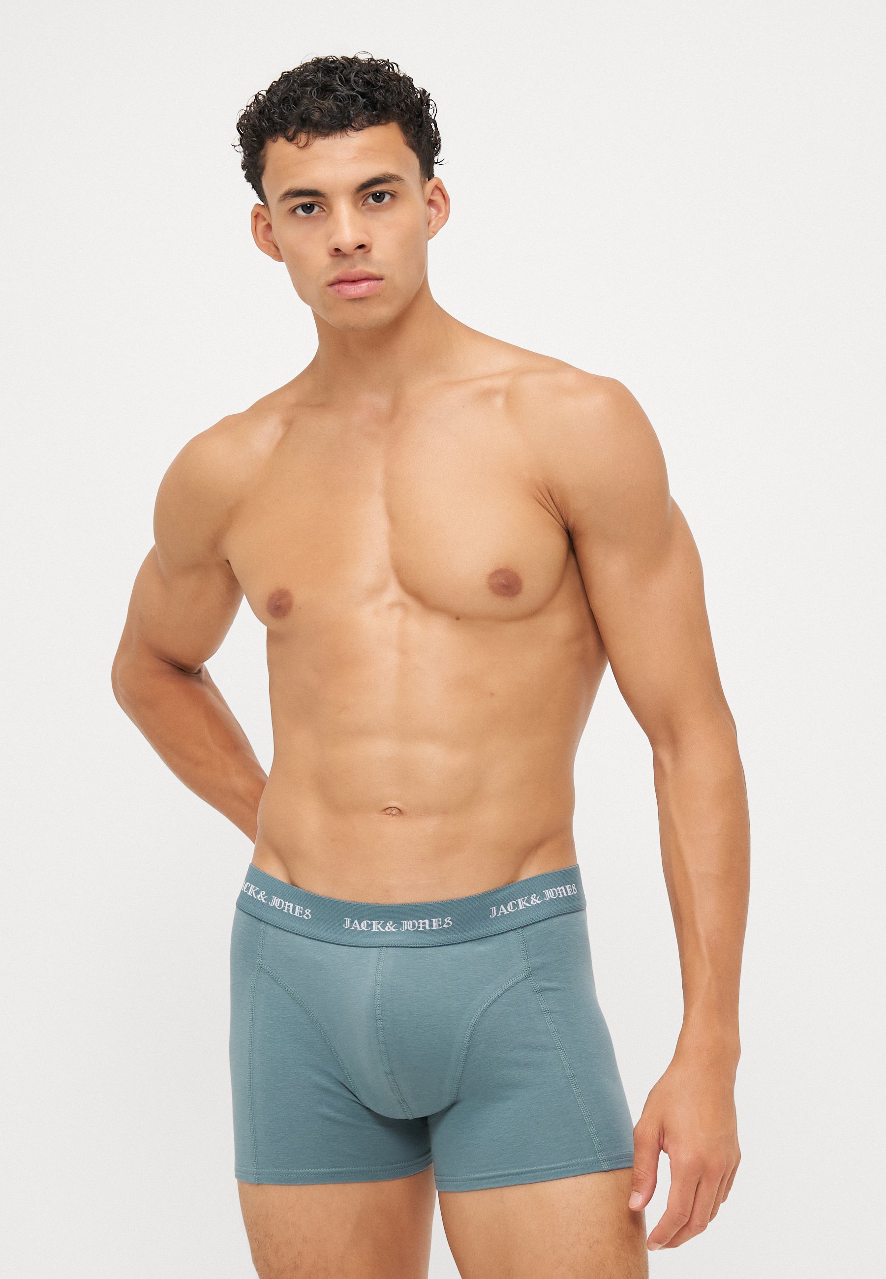 Lot de 7 slips Jack & Jones JACMILES - Noir/Blanc/Feuille de vigne/Bleu marine foncé/Bleu gobelin/Exubérance/Bleu marine foncé