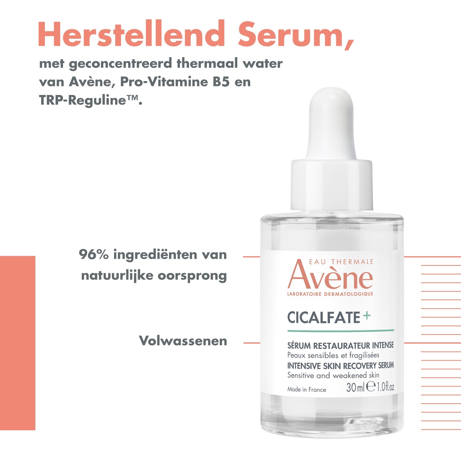 Hydratačné sérum Avène Cicalfate + Intenzívne regeneračné sérum na pleť - 30 ml