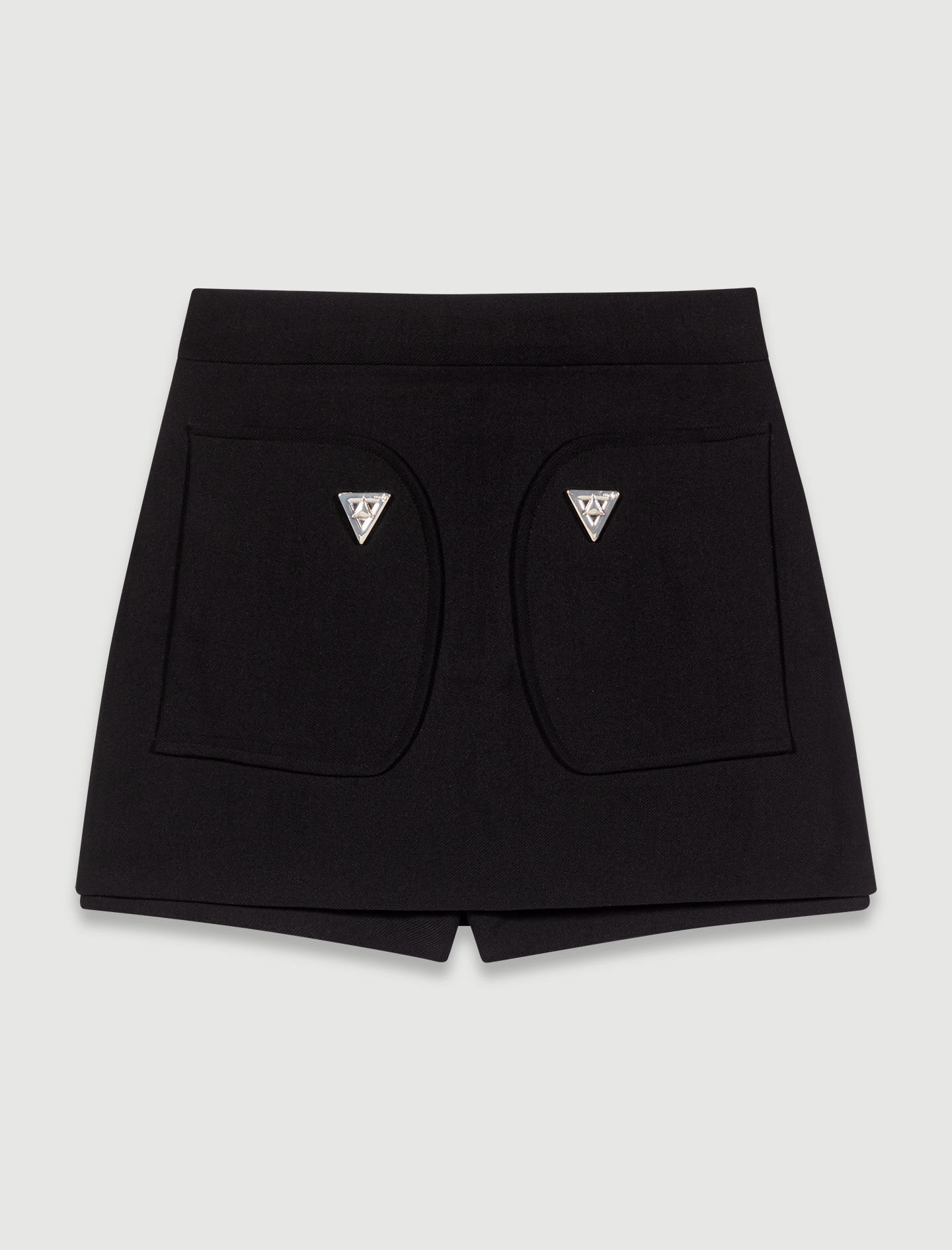 Shorts met feeëneffect - Zwart