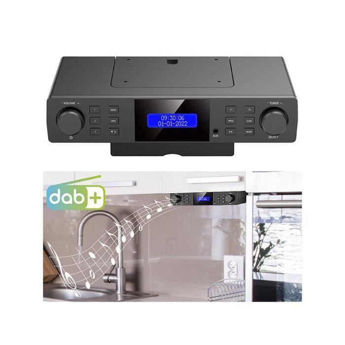 Kitchen Radio - VR Radio - DOR-130 - DAB+/FM - Alarm Clock - LED Light - Kitchen Timer