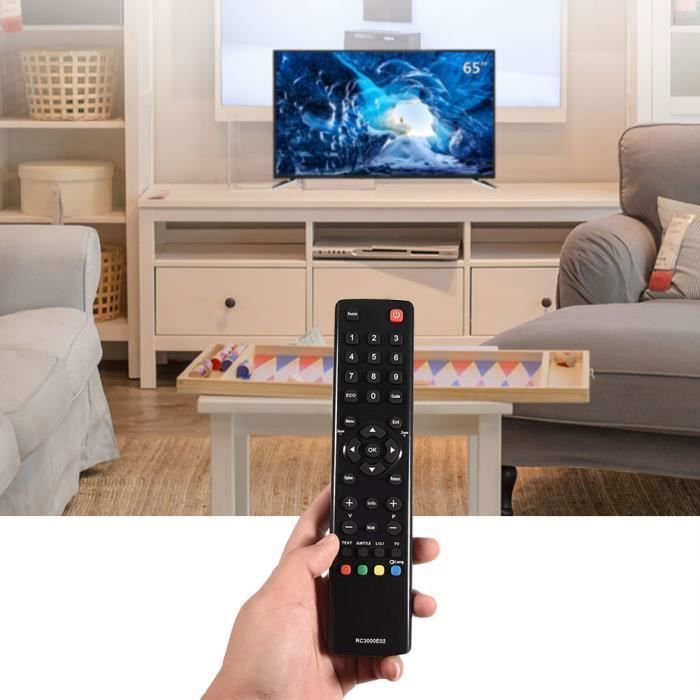 Mando a distancia - TCL - RC3000E02 - Compatible - Negro - Sencillo