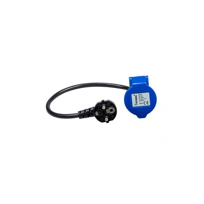 Pack ANTARION Rallonge électrique 25m P17 + Adaptateur femelle 0,50cm Camping-Car