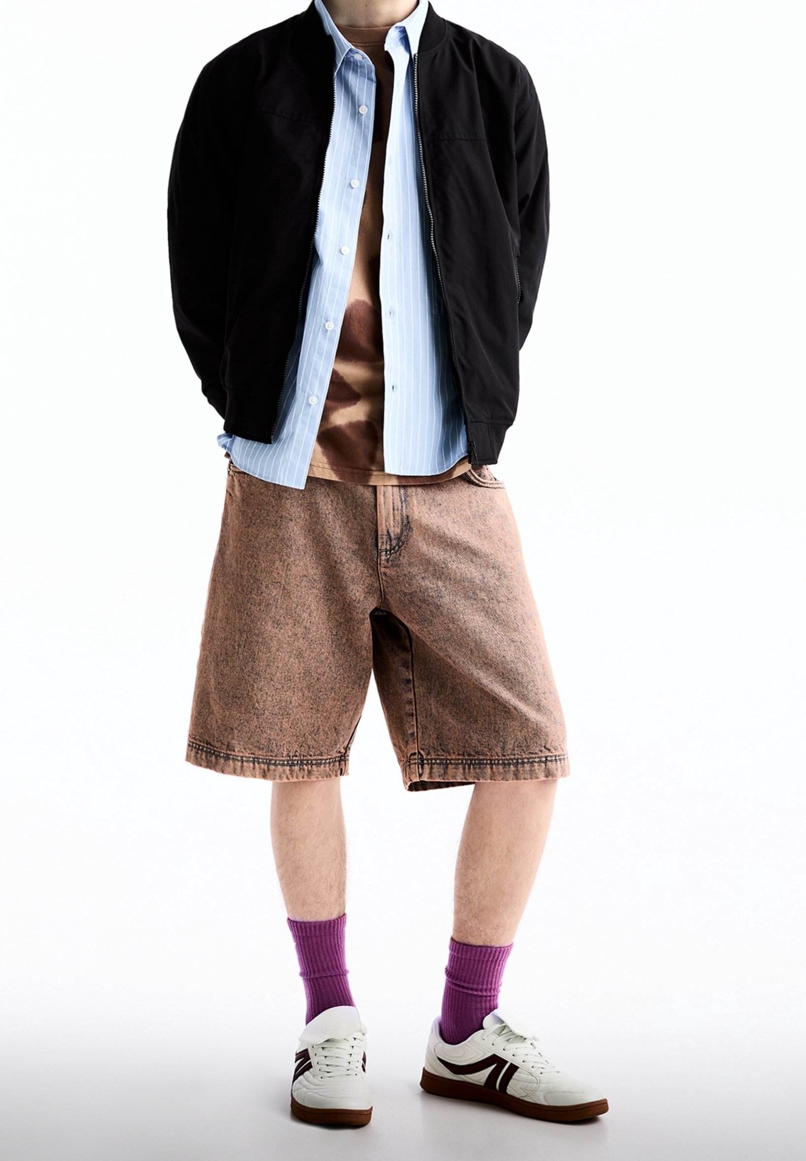 PULL&BEAR Bomberjack - zwart