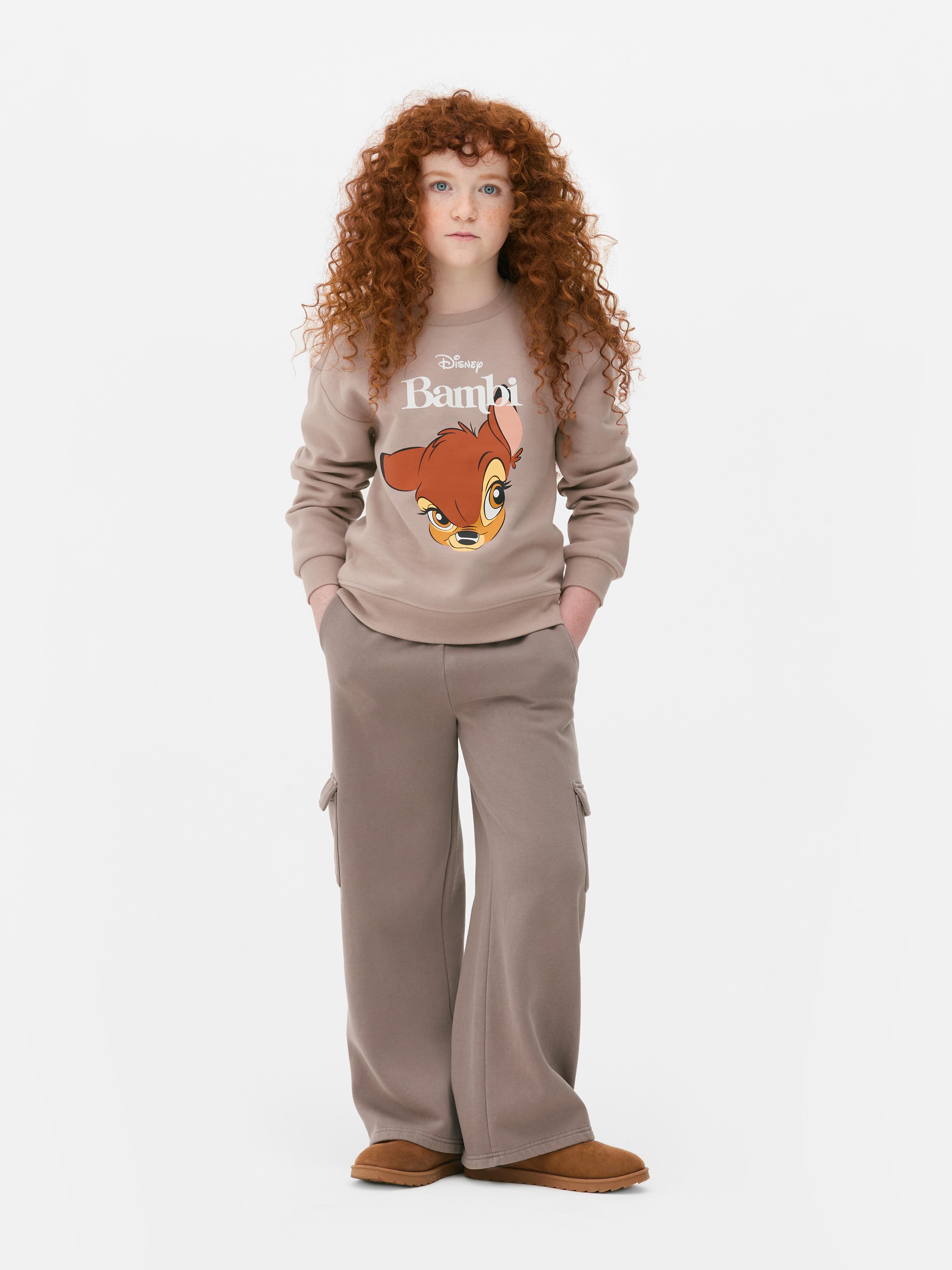 Hanorac cu imprimeu Disney Bambi Un hanorac cu manșete striate și imprimeu Disney Bambi