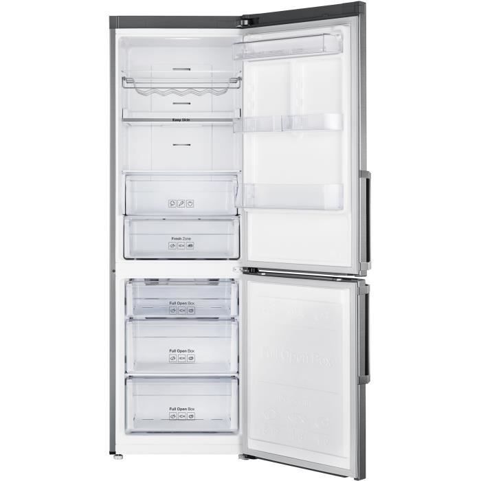 SAMSUNG RB33J3315SA 2-deurs koel-vriescombinatie, 339 liter (231 + 108), 185 cm, metaalgrijs