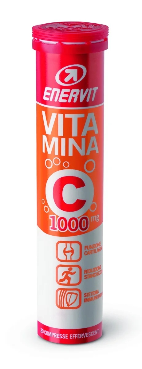 ENERVIT Enervit Vitamine C1000 20 bruistabletten Voor lichamelijk welzijn en immuunafweer