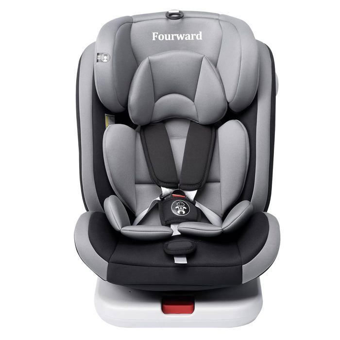 Siège auto bébé/enfant pivotant à 360° avec ISOFIX FOURWARD Évolutif de la naissance à 12 ans - Groupe 0+/1/2/3 - harnais 5 points