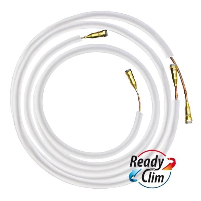 Pack Airton prêt à poser: Climatiseur Mono-split Réversible - 5270/5500W A++A+. Vendu avec liaisons Readyclim 4m + Wifi