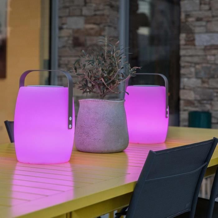 Lampada con altoparlante Bluetooth wireless - LUMISKY - LUCY PLAY - H31 cm - LED bianco e multicolore dimmerabile