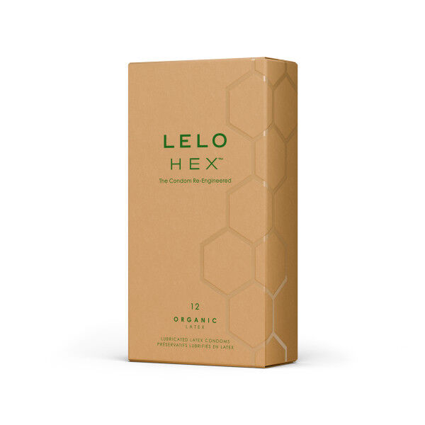 Préservatifs bio Lelo HEX, boîte de 12