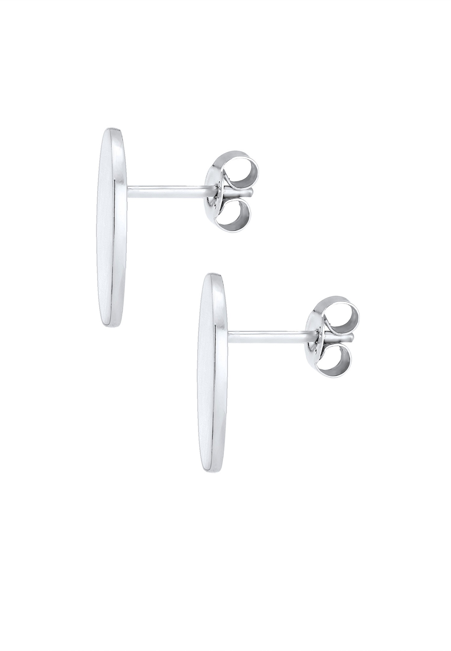 Elli Femme Cercle Géo Matt Basic en 925 Sterling Silver