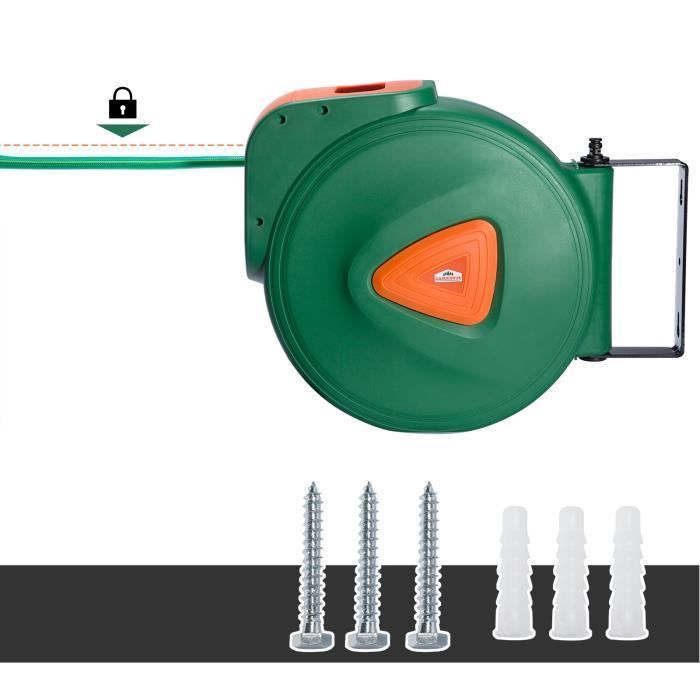 Avvolgitubo automatico da 20 m con raccordo da 1,2