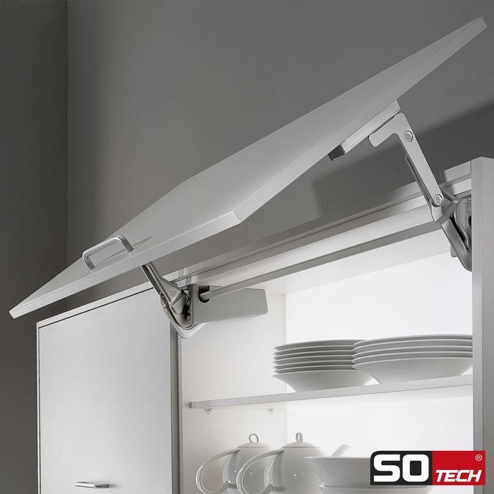 Amortiguador de gas de 2 piezas con muelles de compresión de 250 N. Pieza de repuesto para KESSEBÖHMER Lift-o-Mat de SOTECH.