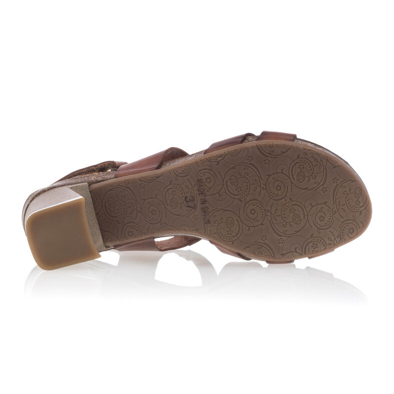 Sandalias marrones para mujer / Zapatos de punta abierta