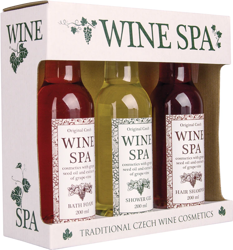 Bohemia Gifts & Cosmetics Wein-Spa-Geschenkset für Damen