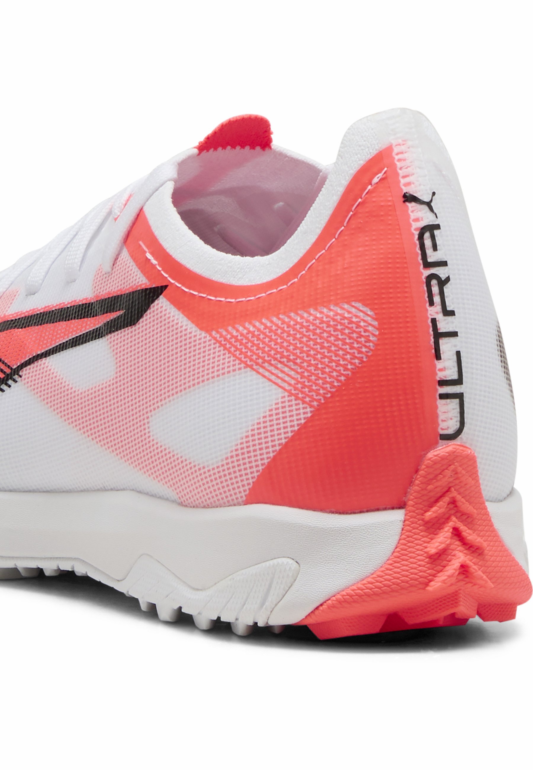Puma FUSSBALL - Zaalvoetbalschoenen - wit zwart gloeiend rood