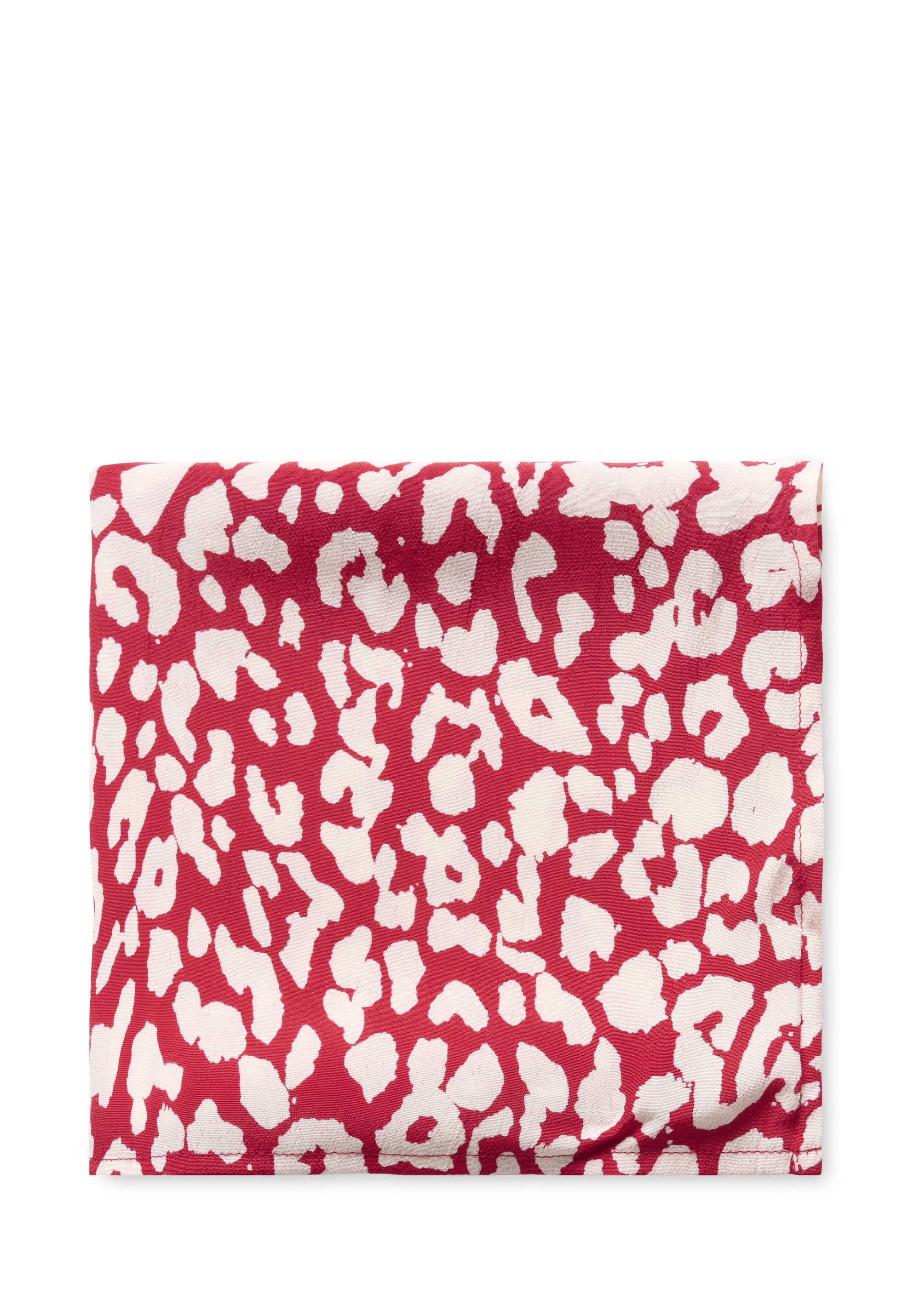 Saint Tropez XANIA - Foulard - karmozijnrood luipaard