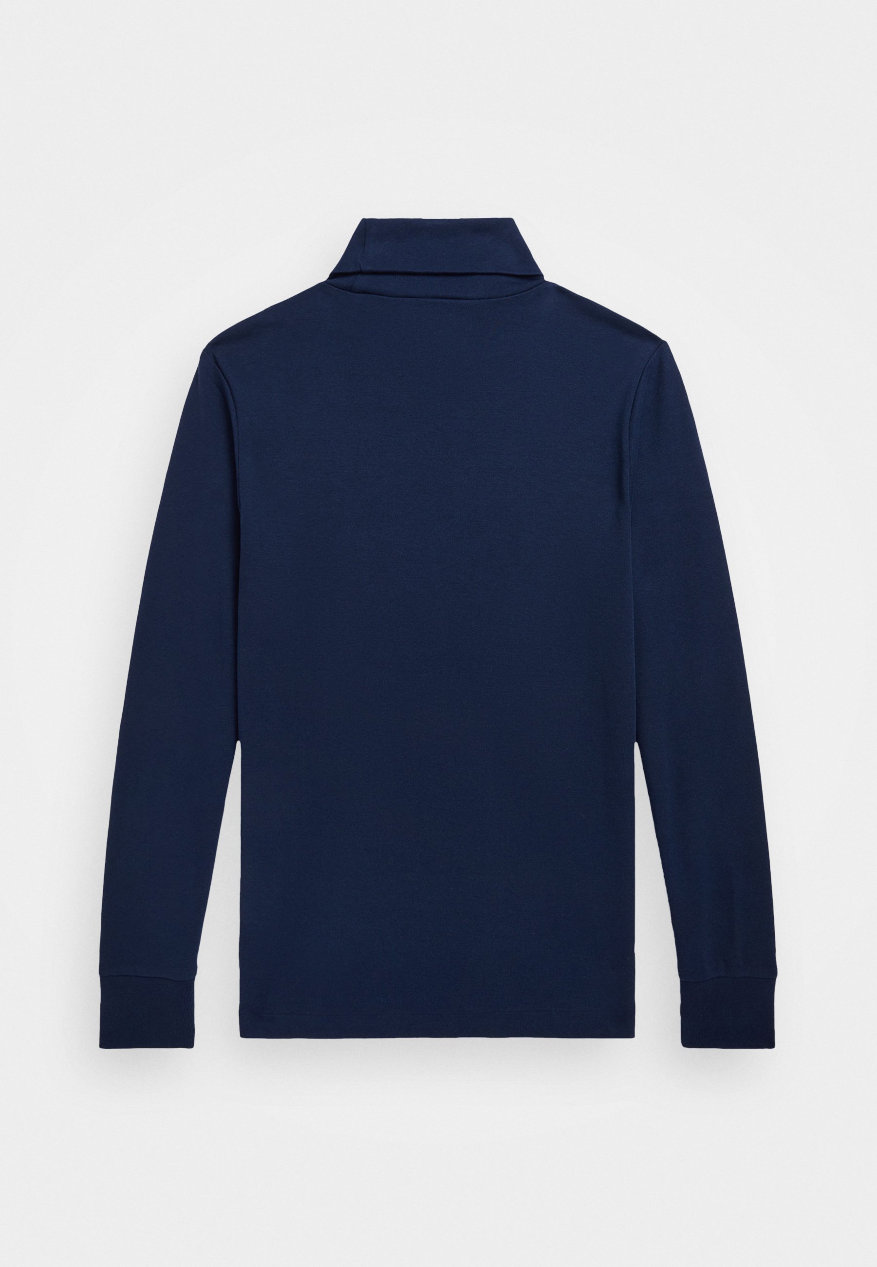 Polo Ralph Lauren COTTON INTERLOCK ROLL NECK - Top met lange mouwen - verfijnd marineblauw