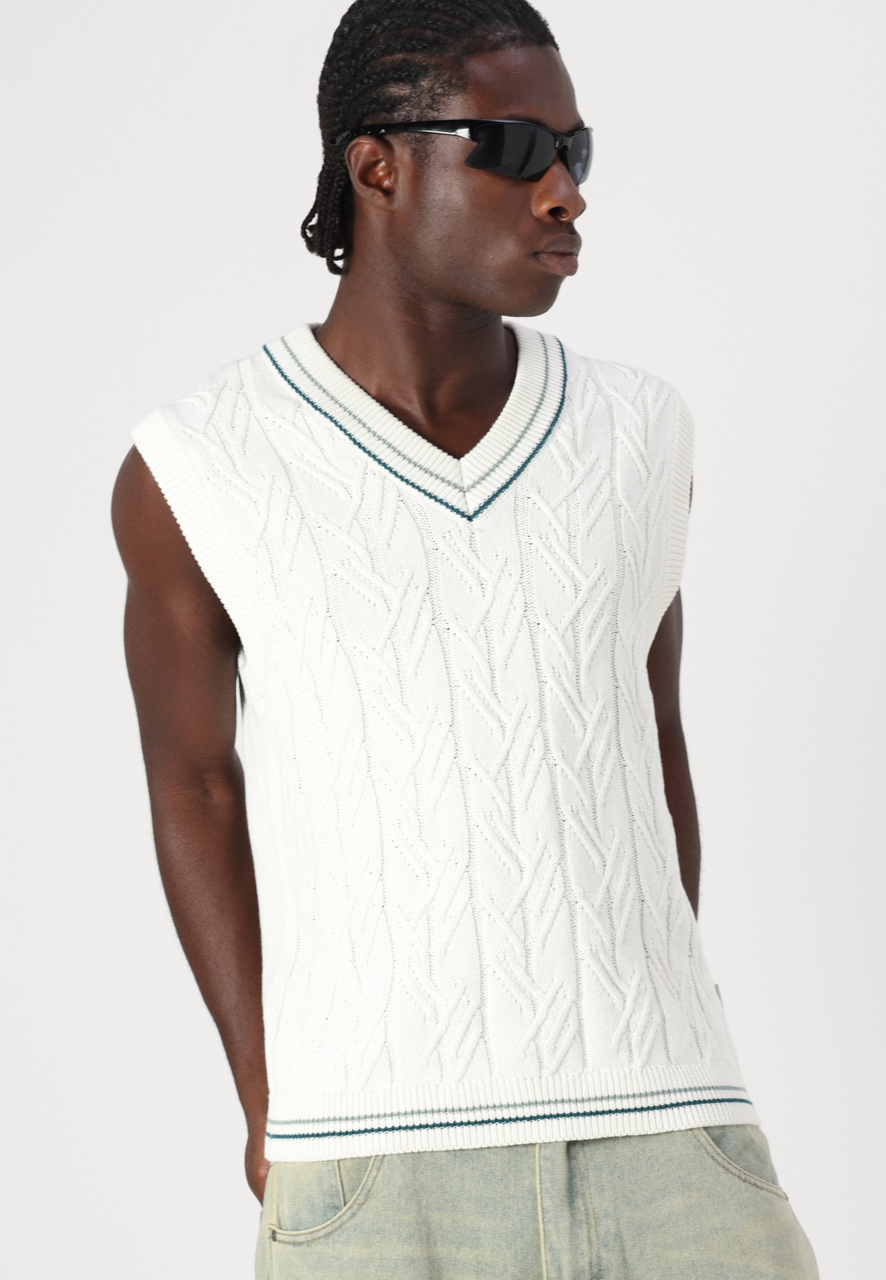 Only & Sons ONSCLAS REDDINGSVEST - Vest - antiek wit