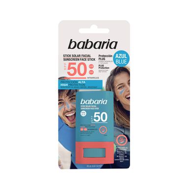Babaria Blue aurinkovoidepuikko kasvoille SPF50