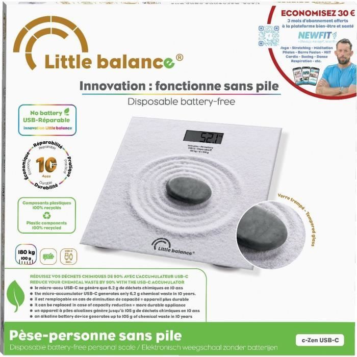 Balanza de baño - LITTLE BALANCE - USB-C - Zen