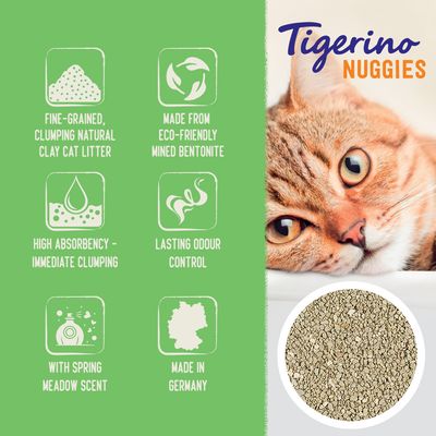 Tigerino Nuggies Kattegrus – Forårsengsduft