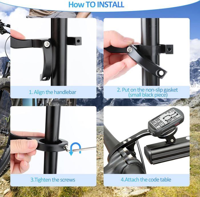 Fietshouder voor Garmin en Bryton GPS-fietscomputers, fietsaccessoires compatibel met GoPro/fietsverlichting, 31,8 mm