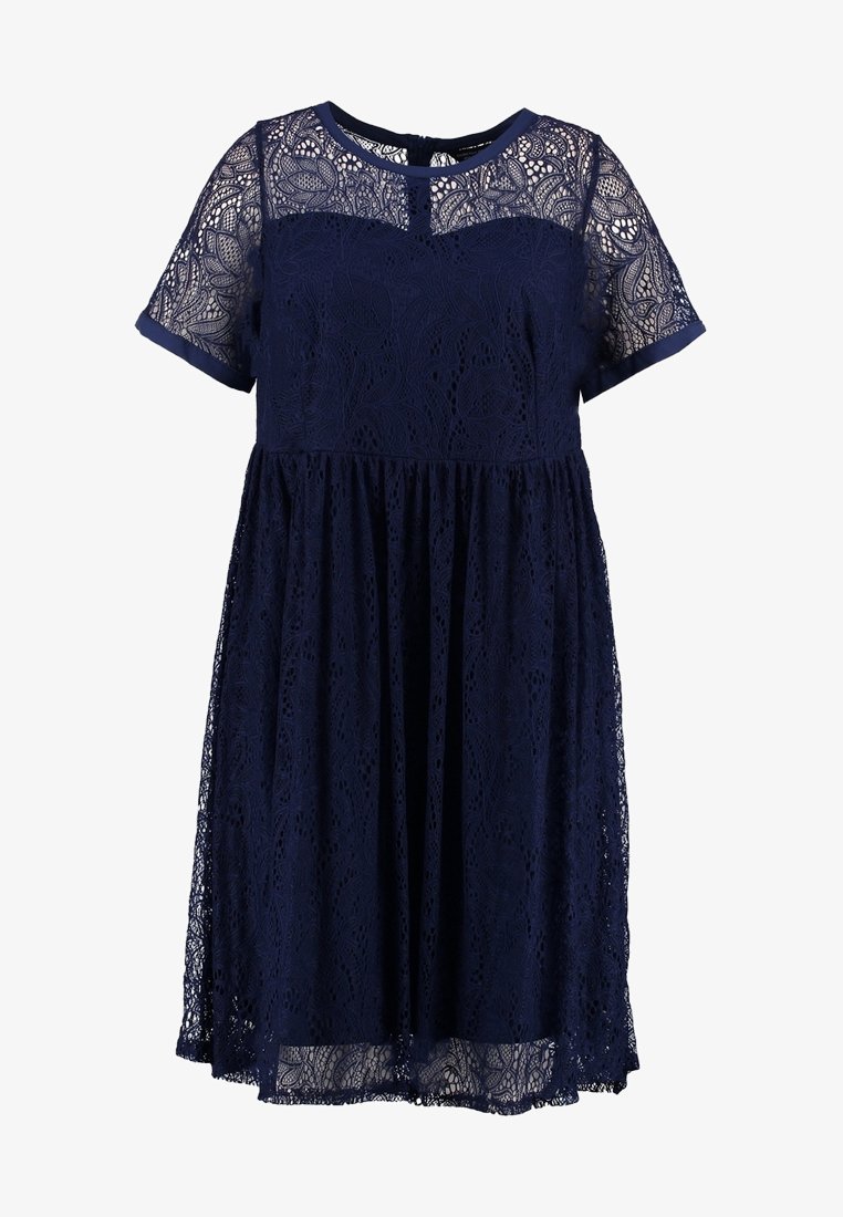 Robe Dorothy Perkins Curve Day - bleu foncé