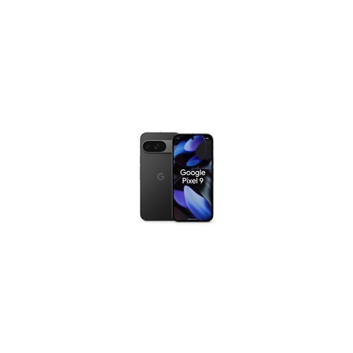 Google Pixel 9 6,3 inch 5G-telefoon met één simkaart, 128 GB, Obsidian Black (Amerikaanse versie)