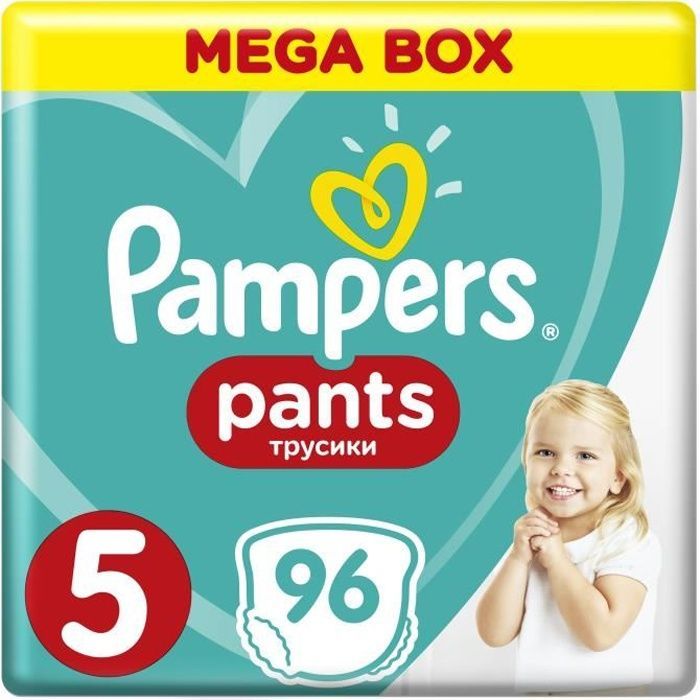 PAMPERS Pants Taille 5 Junior 96 pcs