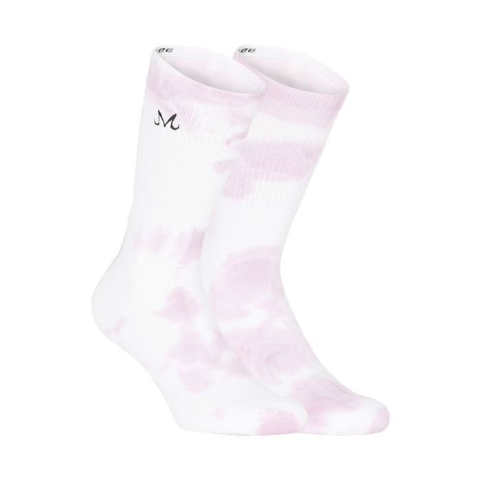 Calcetines de algodón para hombre CAPSLAB Dragon Ball Z - Tie and Dye - Rosa/Blanco
