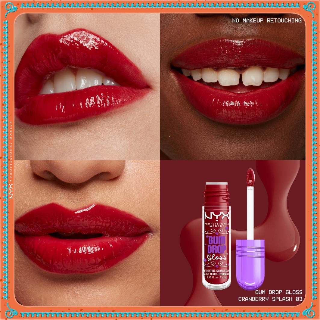 NYX Professional Makeup Lipgloss “Gum Drop” – 1 stuk