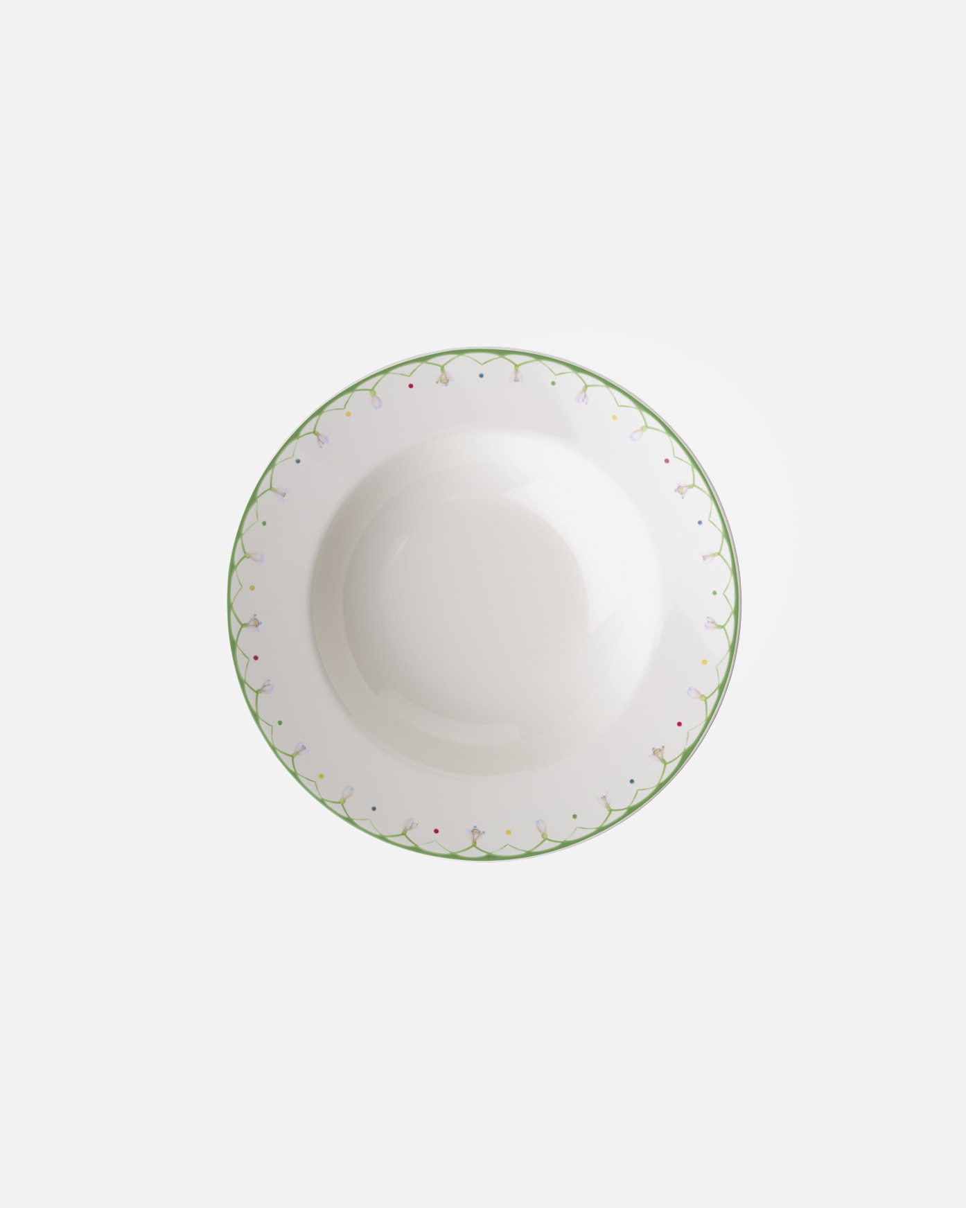 Villeroy & Boch Hluboký talíř Barevné jarní pírko - 1 kus