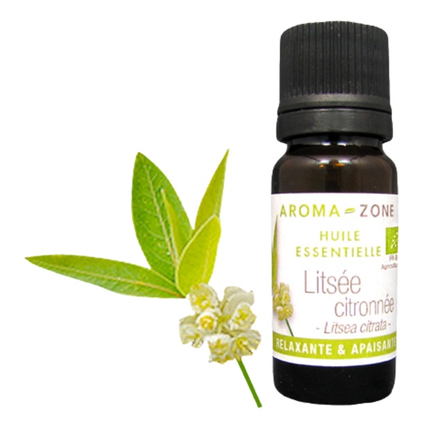 Olio essenziale di Litsea Cubeba biologico 10 ml