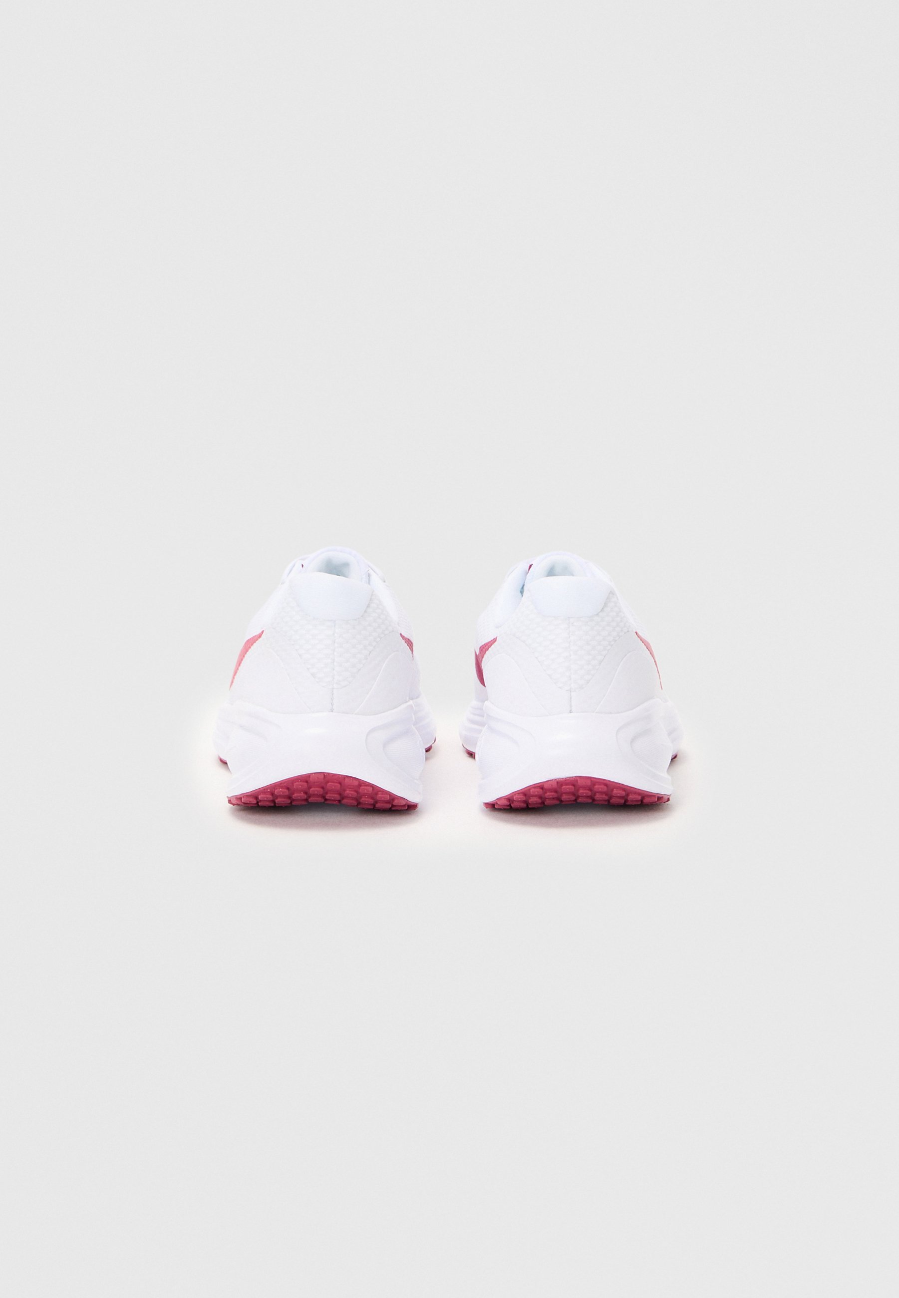 Nike Performance REVOLUTION 8 - Hardloopschoenen voor op de weg - wit/biet/platinakleurig